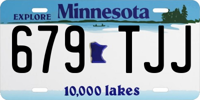 MN license plate 679TJJ