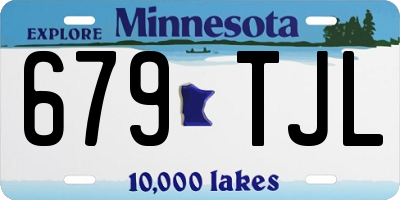 MN license plate 679TJL