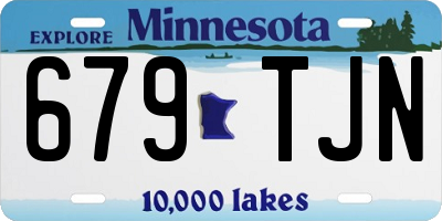 MN license plate 679TJN