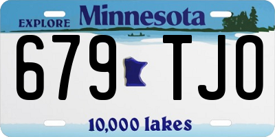 MN license plate 679TJO