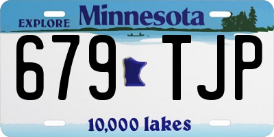 MN license plate 679TJP