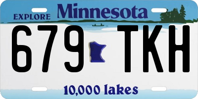 MN license plate 679TKH