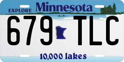 MN license plate 679TLC