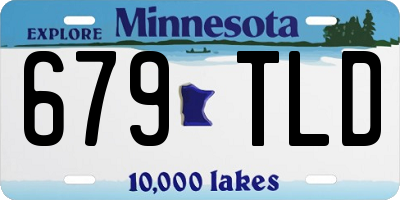 MN license plate 679TLD