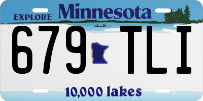 MN license plate 679TLI