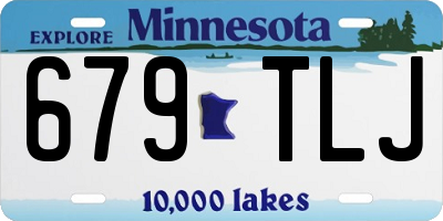 MN license plate 679TLJ