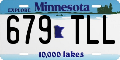 MN license plate 679TLL