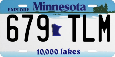 MN license plate 679TLM