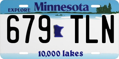 MN license plate 679TLN