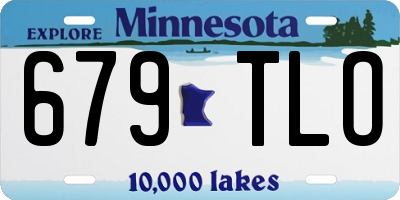 MN license plate 679TLO