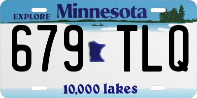 MN license plate 679TLQ