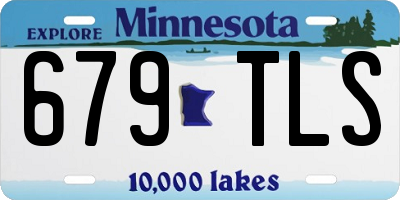 MN license plate 679TLS