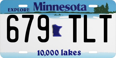 MN license plate 679TLT