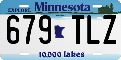 MN license plate 679TLZ
