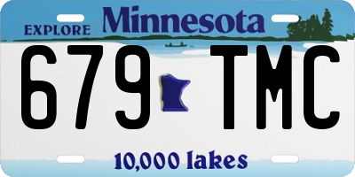 MN license plate 679TMC