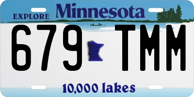 MN license plate 679TMM