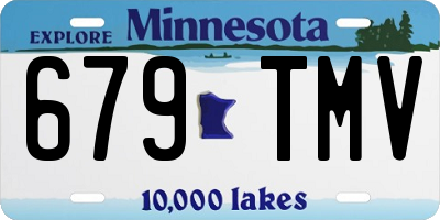 MN license plate 679TMV