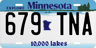 MN license plate 679TNA