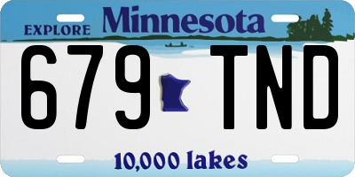 MN license plate 679TND