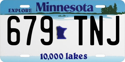 MN license plate 679TNJ