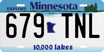 MN license plate 679TNL