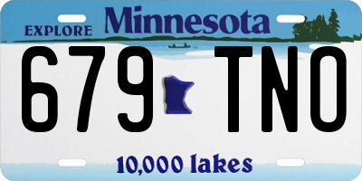 MN license plate 679TNO