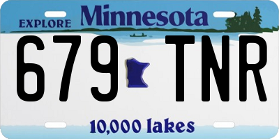 MN license plate 679TNR