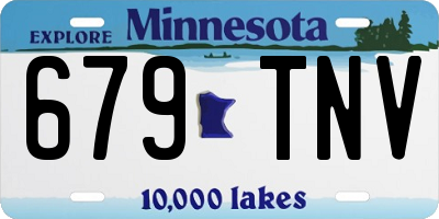 MN license plate 679TNV