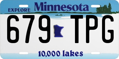 MN license plate 679TPG