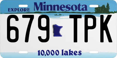 MN license plate 679TPK