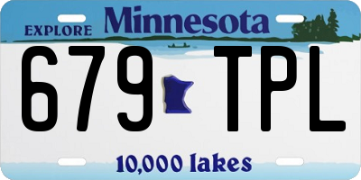 MN license plate 679TPL