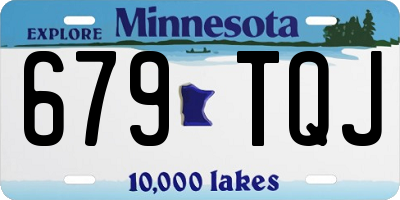 MN license plate 679TQJ