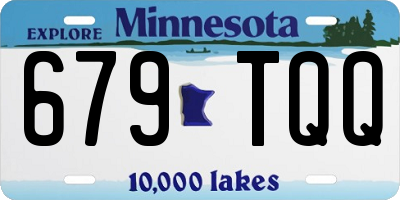 MN license plate 679TQQ