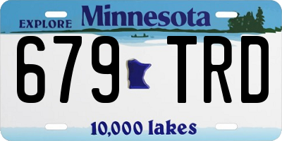 MN license plate 679TRD