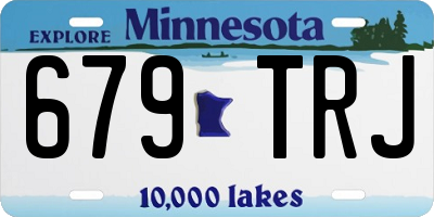 MN license plate 679TRJ