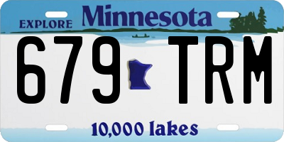 MN license plate 679TRM