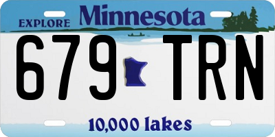 MN license plate 679TRN