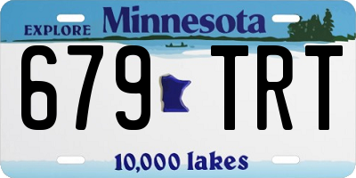 MN license plate 679TRT