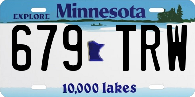 MN license plate 679TRW