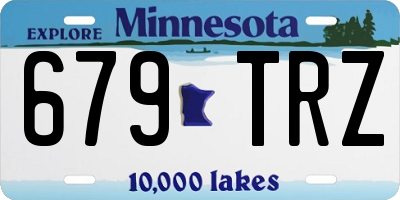 MN license plate 679TRZ