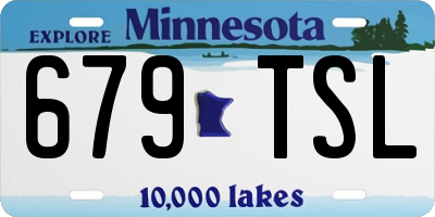 MN license plate 679TSL