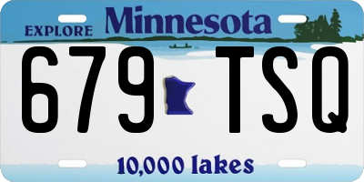 MN license plate 679TSQ