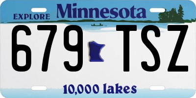 MN license plate 679TSZ