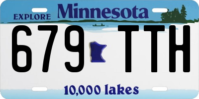 MN license plate 679TTH