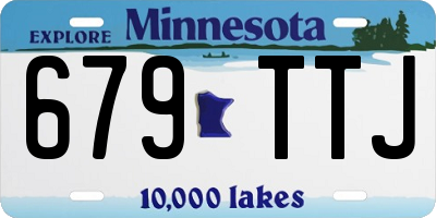 MN license plate 679TTJ