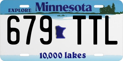 MN license plate 679TTL