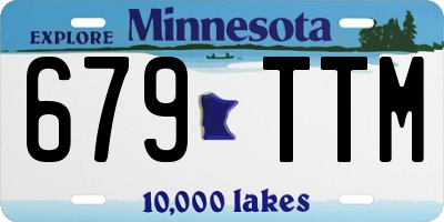 MN license plate 679TTM