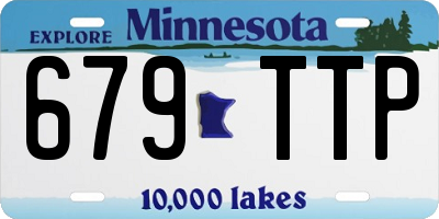 MN license plate 679TTP