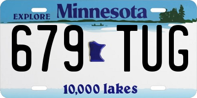 MN license plate 679TUG