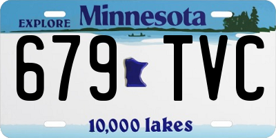 MN license plate 679TVC
